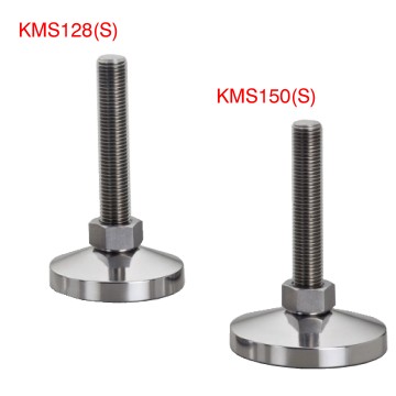 【KMS128&150】不銹鋼活動型防震腳座產品圖